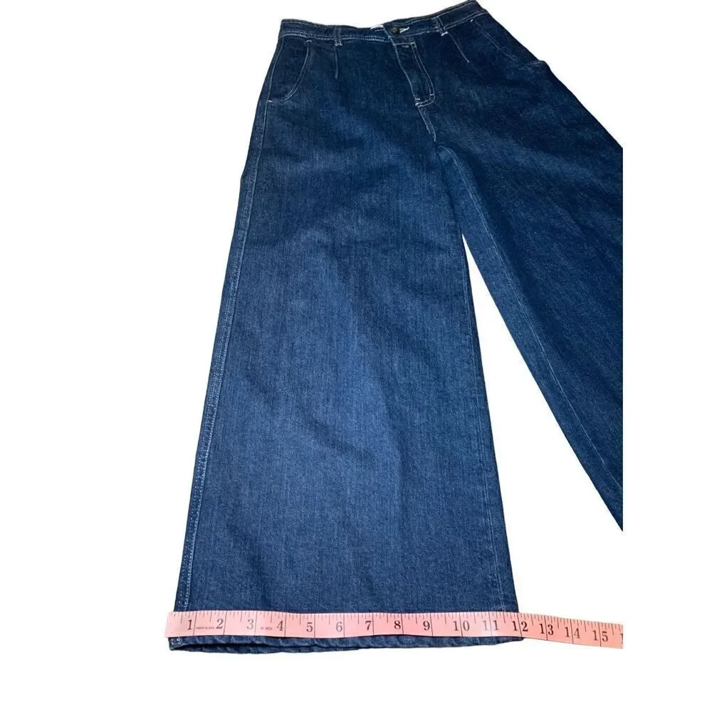 Anthropologie Closed Organic Cotton Leira High-Rise Wide-Leg Jeans